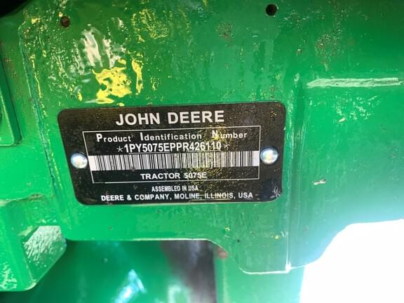 Image of John Deere 5075E equipment image 1