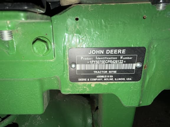 Image of John Deere 5075E equipment image 1