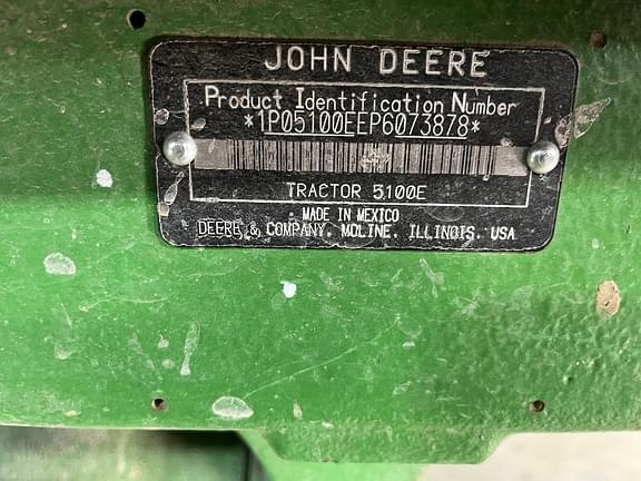 Image of John Deere 5100E equipment image 1