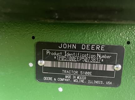 Image of John Deere 5100E equipment image 1