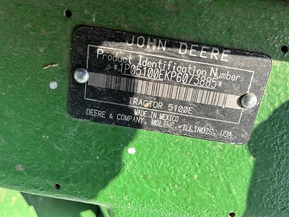 Image of John Deere 5100E equipment image 1