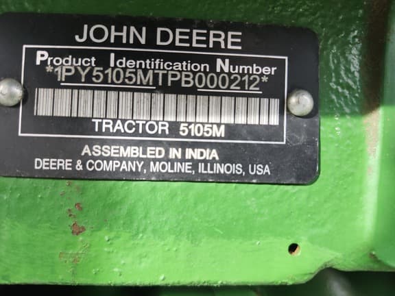 Image of John Deere 5105M equipment image 4