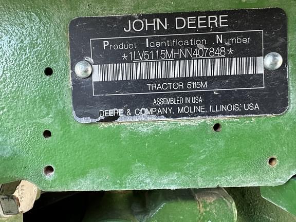 Image of John Deere 5115M equipment image 3