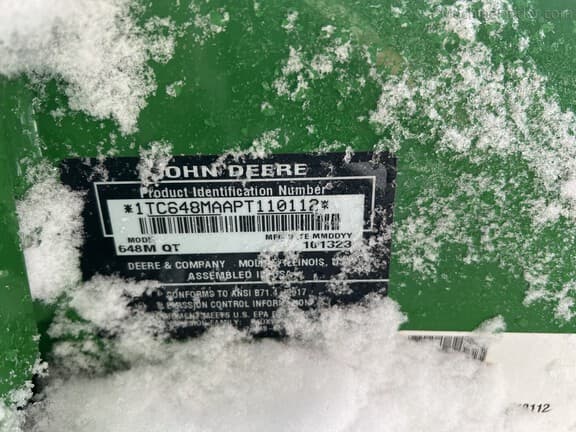 Image of John Deere 648M equipment image 4