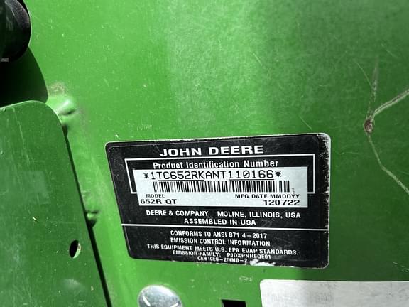 Image of John Deere 652R equipment image 4