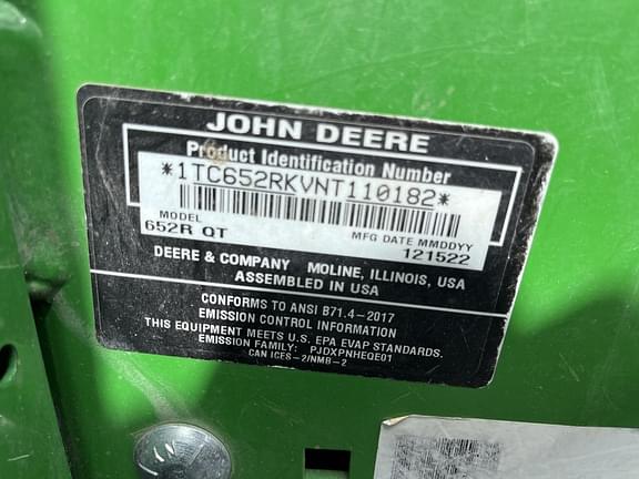 Image of John Deere 652R equipment image 4