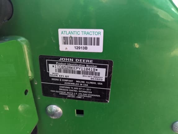 Image of John Deere 652R equipment image 4