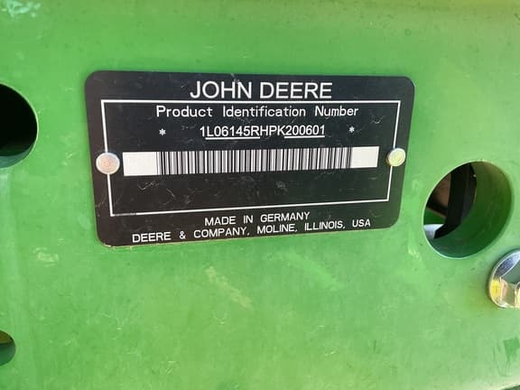 Image of John Deere 6R 145 equipment image 3