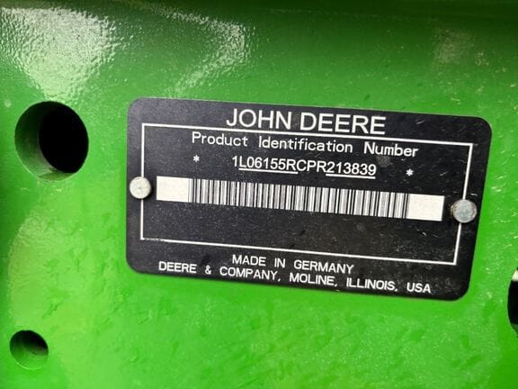 2023 John Deere 6R 155 Equipment Image0