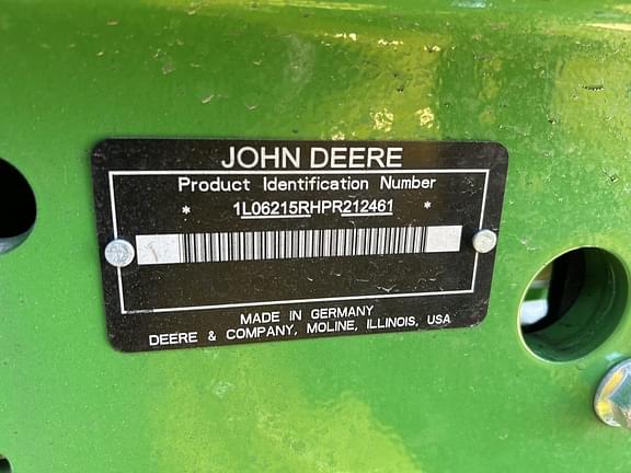 Image of John Deere 6R 215 equipment image 4