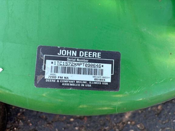 Image of John Deere 72SD equipment image 4