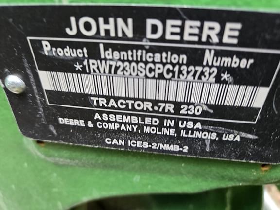 Image of John Deere 7R 230 equipment image 1