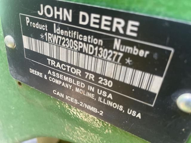 Image of John Deere 7R 230 equipment image 4