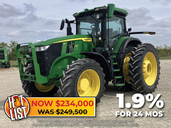 2023 John Deere 7R 230 Equipment Image0