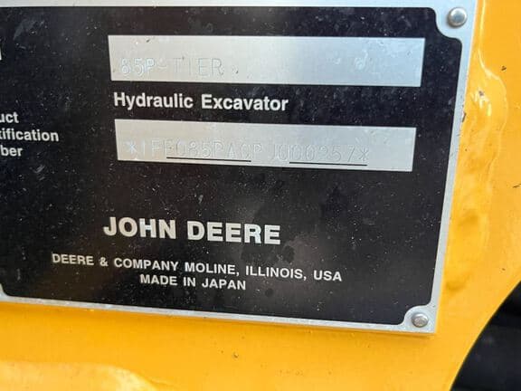 Image of John Deere 85P equipment image 3