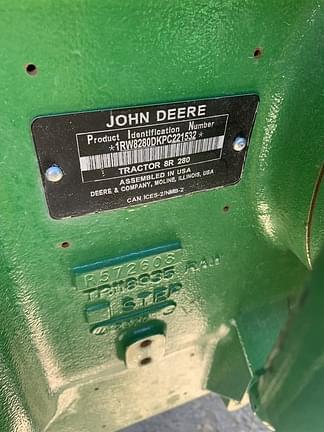 Image of John Deere 8R 280 equipment image 1