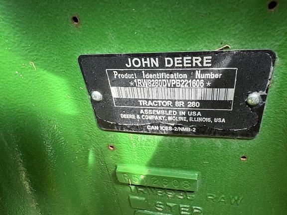 Image of John Deere 8R 280 equipment image 2