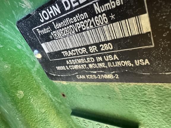 Image of John Deere 8R 280 equipment image 2