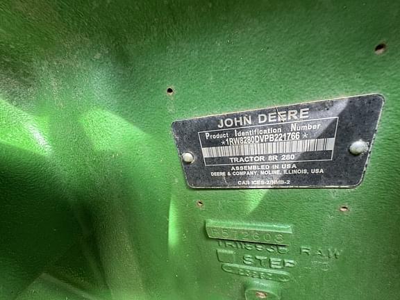 Image of John Deere 8R 280 equipment image 1