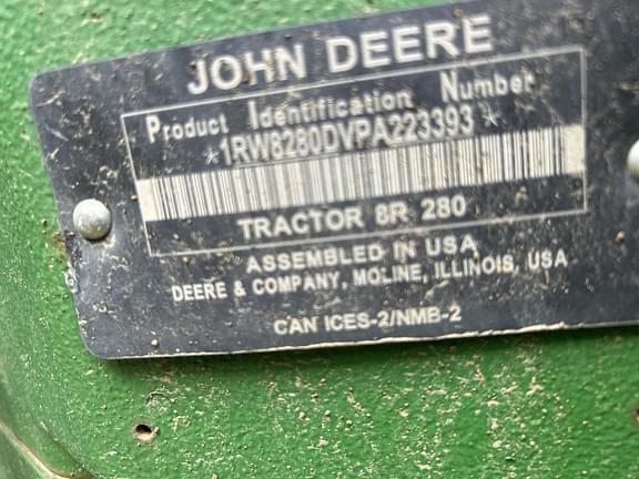 Image of John Deere 8R 280 Image 1