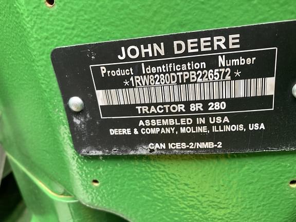 Image of John Deere 8R 280 Primary image