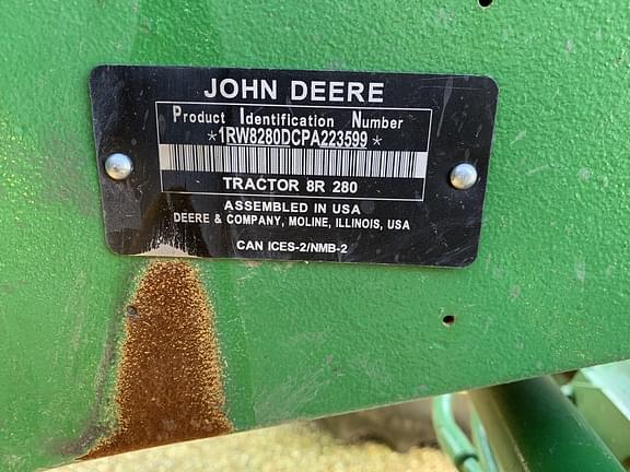 Image of John Deere 8R 280 equipment image 2