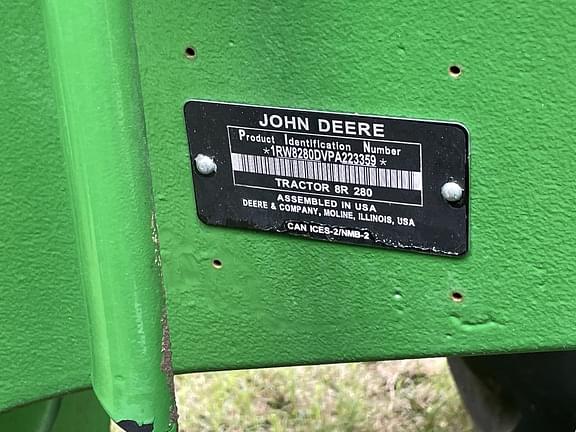 Image of John Deere 8R 280 equipment image 1