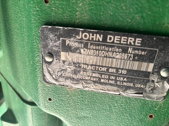 Image of John Deere 8R 310 equipment image 1