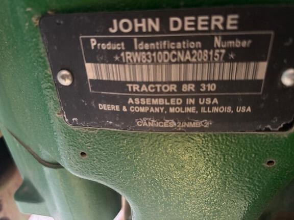 Image of John Deere 8R 310 equipment image 1