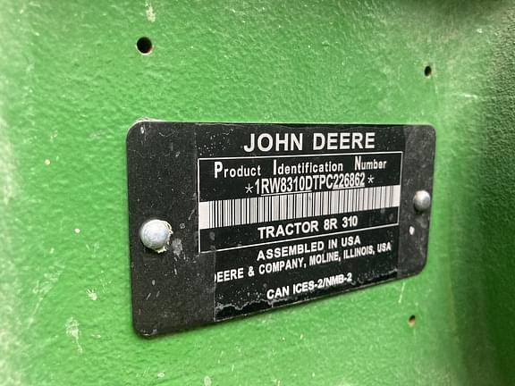 Image of John Deere 8R 310 equipment image 2