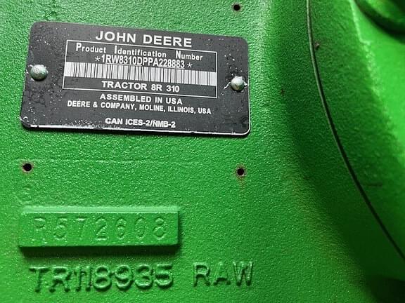 Image of John Deere 8R 310 equipment image 2