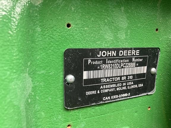 Image of John Deere 8R 310 equipment image 2