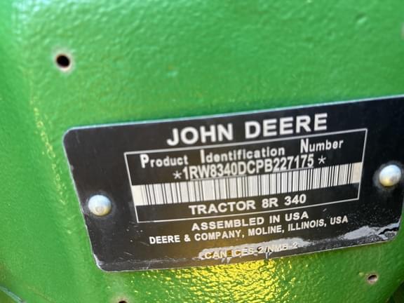 Image of John Deere 8R 340 equipment image 1