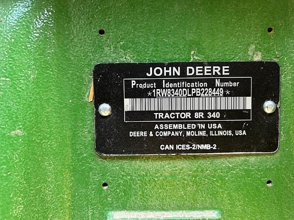 Image of John Deere 8R 340 equipment image 4