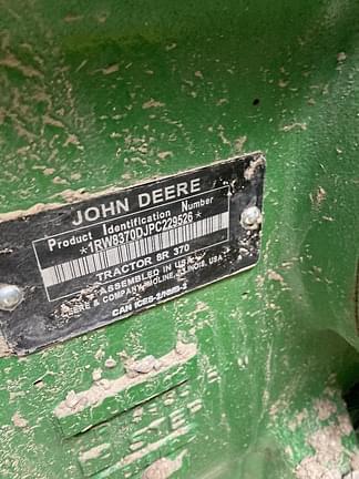 Image of John Deere 8R 370 equipment image 3