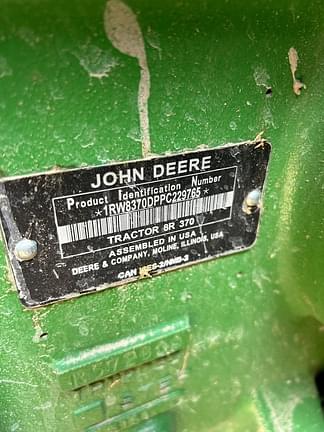 Image of John Deere 8R 370 equipment image 3