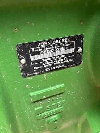 Image of John Deere 8R 370 equipment image 4