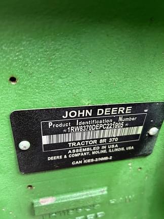 Image of John Deere 8R 370 equipment image 3