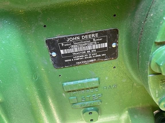 Image of John Deere 8R 370 equipment image 1