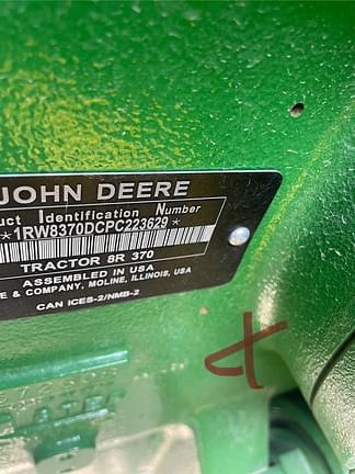 Image of John Deere 8R 370 equipment image 3