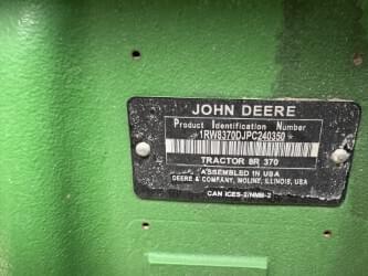 Image of John Deere 8R 370 equipment image 3