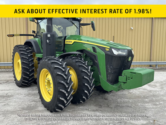 2023 John Deere 8R 370 Equipment Image0