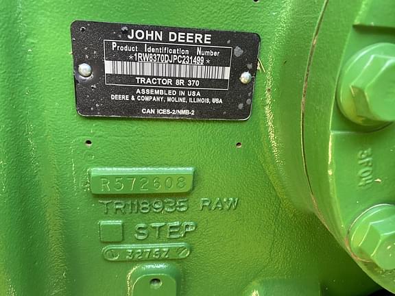 Image of John Deere 8R 370 equipment image 1