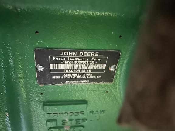 Image of John Deere 8R 410 equipment image 1