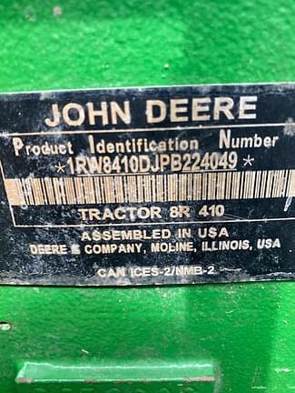 Image of John Deere 8R 410 equipment image 1