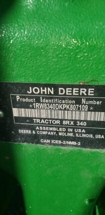 Image of John Deere 8RX 340 equipment image 3