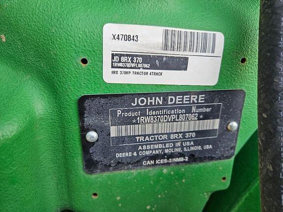 Image of John Deere 8RX 370 equipment image 4