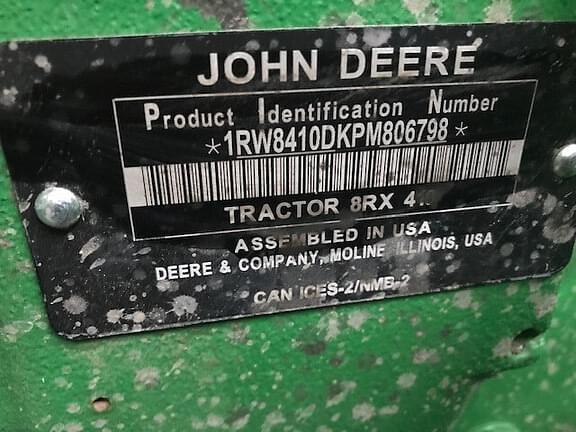 Image of John Deere 8RX 410 equipment image 2