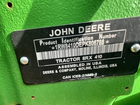 Image of John Deere 8RX 410 equipment image 1