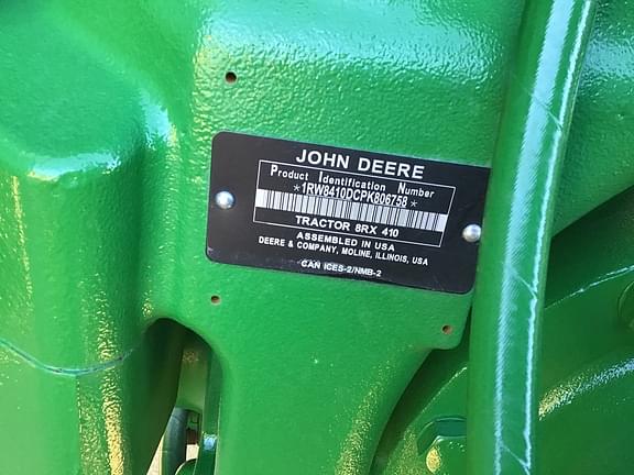 Image of John Deere 8RX 410 equipment image 1